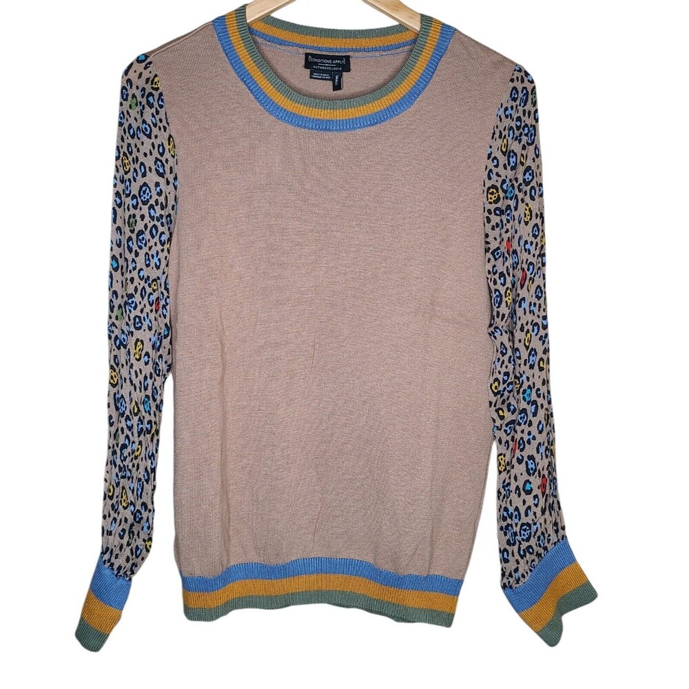 Anthropologie Conditions Apply Celina Knit Pullover Women’s Size Small Z109-21